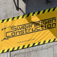 Swearegen Construction Sign Mockup
