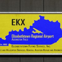 Elizabethtown Airport Logo Mockup